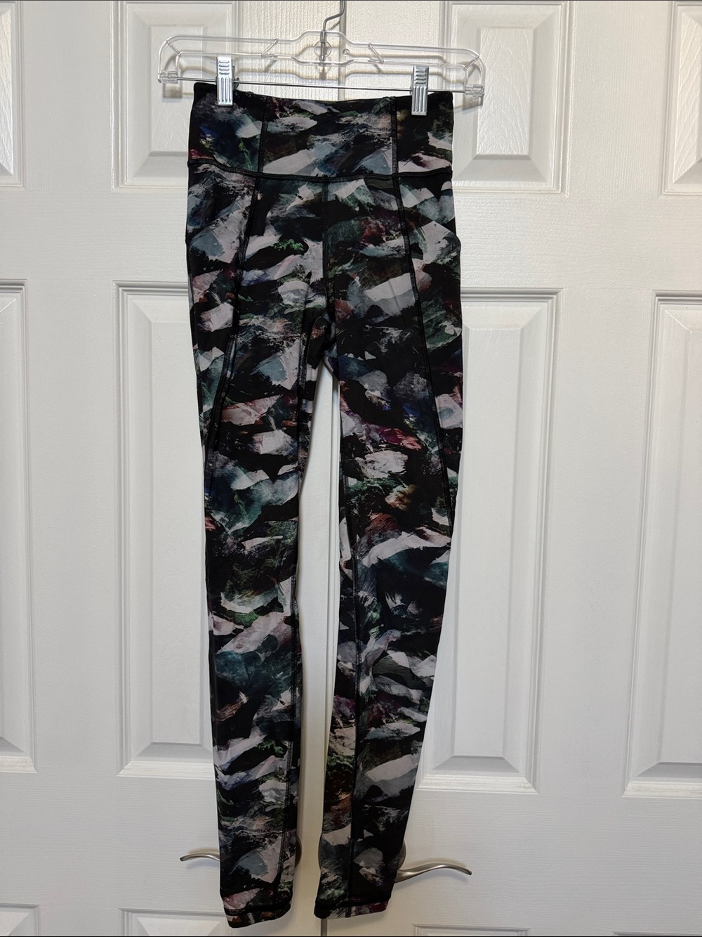 lululemon athletica Black Multi Abstract Print High-Rise Leggings